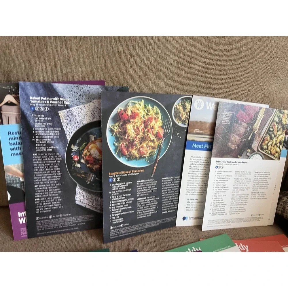 48 Weight Watchers‎ Weekly Booklets Flyers Recipe Weight Loss Ideas